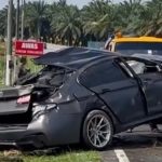 chain-collision-involving-a-bmw-and-a-mercedes-in-johor,-5-people-killed,-including-a-10-year-old-child