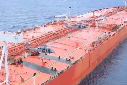 united-states-disables-tanker-trying-to-break-through-blockade,-f/a-18-fighter-jet-shoots-m/t-marivex