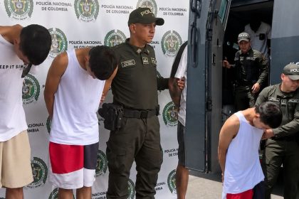 street-crime-kingpin-collapses,-colombian-police-arrest-armed-hitman-syndicate