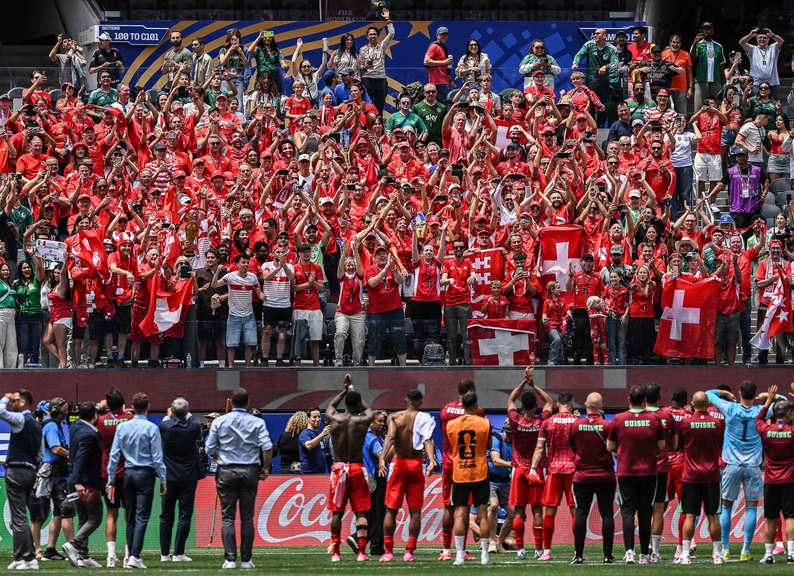 Swiss supporters