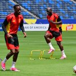 Dodi Lukebakio and Romelu Lukaku