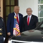 Donald Trump welcomes Benjamin Netanyahu