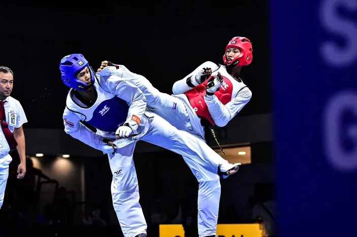 Taekwondo athletes