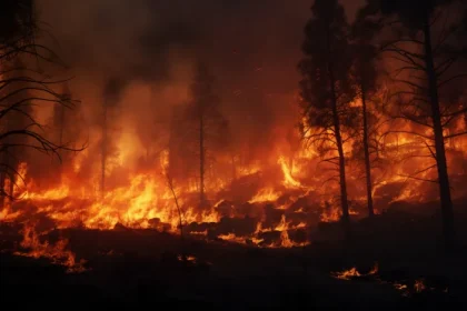 Forest wildfire
