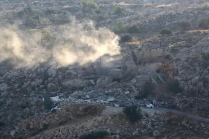 Two mosques were set on fire by Israeli settlers