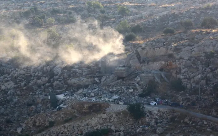 Two mosques were set on fire by Israeli settlers