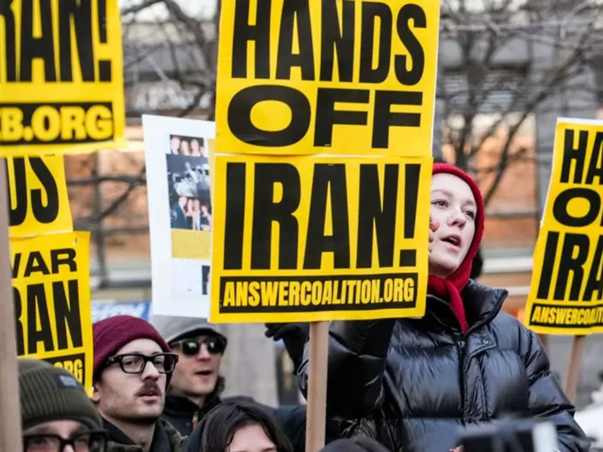 Demonstrators protest