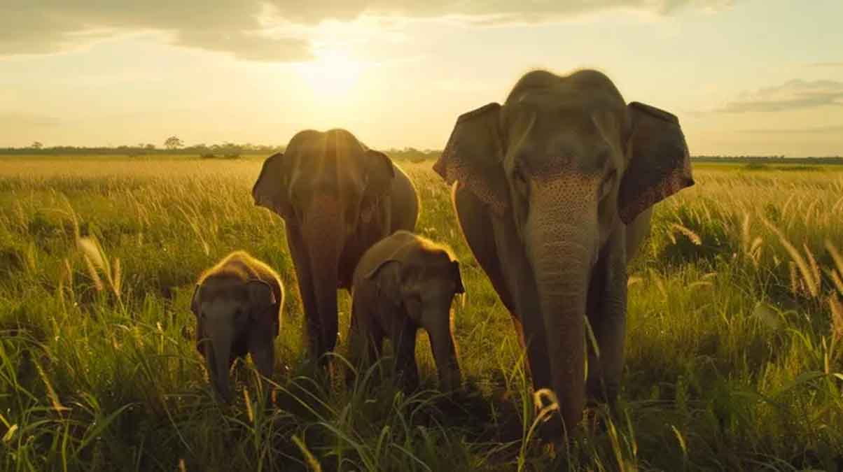 Herd of elephant