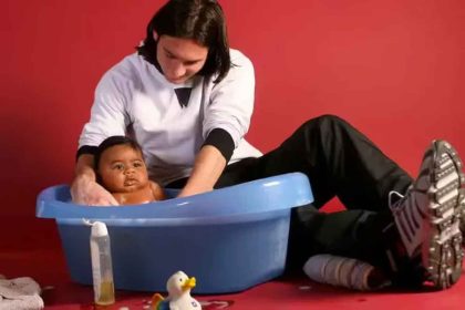 Baby Lamine Yamal is bathed by Lionel Messi