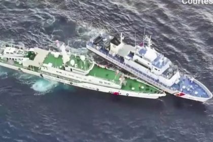 Collision between Chinese and Philippine vessels