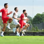 Training session at the Bali United Training Center